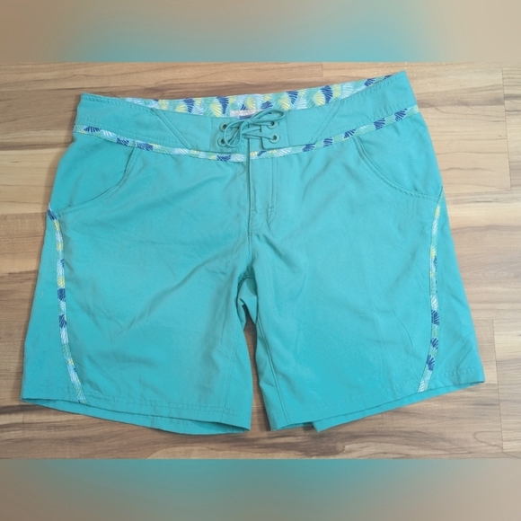 Columbia PFG Swimming Shorts Size 16 NWT Sea Foam Green - Picture 1 of 12